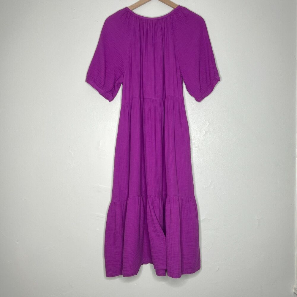 Westbound Magenta Midi Dress - Picture 2 of 11